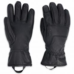 Rękawice robocze Outdoor Research Aksel. Czarne rękawiczki damskie OUTDOOR RESEARCH, bez wzorów. Za 365.00 zł.