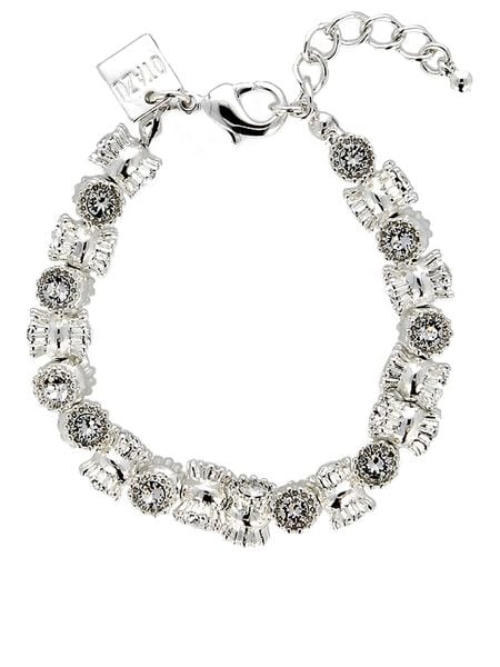 Otazu Posrebrzana bransoletka z kryształami Swarovski rozmiar: onesize. Szare bransoletki damskie Otazu, posrebrzane. Za 104.99 zł.