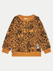 Mini Rodini Bluza Basic Leopard 1000014413 Brązowy Regular Fit. Brązowe bluzy dziewczęce Mini Rodini, bez wzorów, z bawełny, bez ramiączek, bez kaptura. Za 169.99 zł.