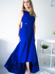 Sukienka Model Jennifer Chaber - Jersa. Sukienki damskie Jersa, bez wzorów, eleganckie, bez ramiączek. Za 599.65 zł.