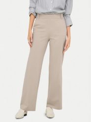 ONLY Spodnie materiałowe Poptrash 15341829 Beżowy Straight Fit. Brązowe spodnie materiałowe damskie Only, bez wzorów, z materiału. Za 169.99 zł.