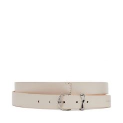 Pasek Damski Calvin Klein. Białe paski damskie Calvin Klein, bez wzorów. Za 119.99 zł.