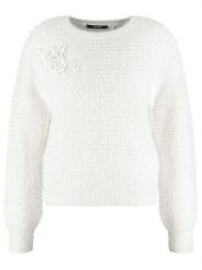 TAIFUN Sweter w kolorze białym rozmiar: 42. Białe swetry klasyczne damskie Taifun, bez kołnierzyka. Za 162.49 zł.