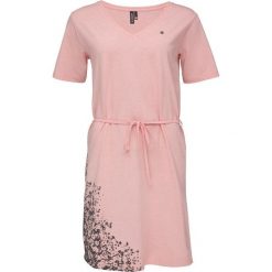 Lekka i oddychająca letnia sukienka dla kobiet Loap Aurora PNK1 M. Czerwone sukienki damskie AURORA, bez wzorów, z bawełny, biznesowe, bez ramiączek. Za 159.99 zł.
