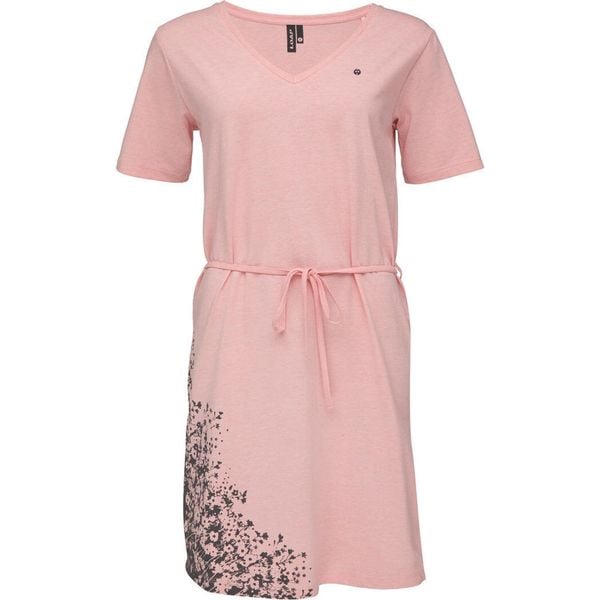 Lekka i oddychająca letnia sukienka dla kobiet Loap Aurora PNK1 M. Czerwone sukienki damskie AURORA, bez wzorów, z bawełny, biznesowe, bez ramiączek. Za 158.99 zł.