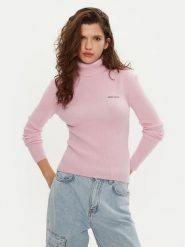 Miss Sixty Golf 6L3RJ7311000 Różowy Regular Fit. Czerwone golfy damskie Miss Sixty, l, bez wzorów, z wełny, bez ramiączek. Za 279.99 zł.