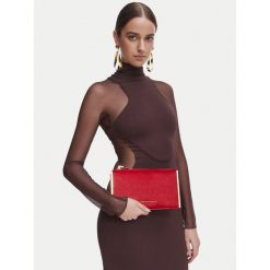 Torebka Elisabetta Franchi. Czerwone torebki wieczorowe damskie Elisabetta Franchi, bez wzorów, bez dodatków. Za 1,459.00 zł.
