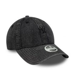 Czapka z daszkiem New Era femme New York Yankees 9Twenty. Czarne czapki z daszkiem damskie New Era, bez wzorów, z bawełny. Za 155.50 zł.