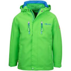 Kurtka funkcyjna 3w1 "Lofoten" w kolorze jasnozielonym. Zielone kurtki i płaszcze chłopięce Trollkids, z kapturem. W wyprzedaży za 229.95 zł.