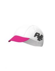 Czapka rowerowa Alé Cycling Flag. Białe czapki z daszkiem damskie ALÉ CYCLING, bez wzorów, z bawełny. Za 134.99 zł.