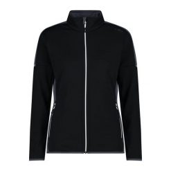 Bluza damska turystyczna CMP 32E0356. Czarne bluzy damskie CMP, xl, bez wzorów, bez kaptura. Za 371.50 zł.