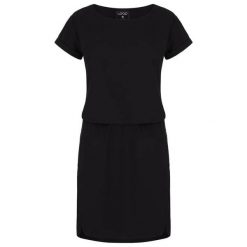 Sukienka damska Pętla Ubulina Czarna. Czarne sukienki damskie ZSPORT, bez wzorów, sportowe, bez ramiączek. Za 212.99 zł.