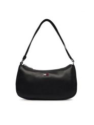 Tommy Jeans Torebka Tjw Daily Elevated Shoulder Bag AW0AW19041 Czarny. Czarne torebki klasyczne damskie Tommy Jeans, z jeansu, bez dodatków. Za 369.99 zł.