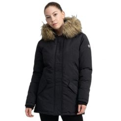Długa kurtka puchowa z kapturem damska Benlee Kimmeridge. Czarne kurtki damskie Benlee, na zimę, bez wzorów, z puchu, z kapturem. Za 506.00 zł.