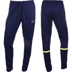 Spodnie Sportowe damskie Nike Dri-Fit Academy 21 Pant. Niebieskie spodnie dresowe damskie Nike, xl, bez wzorów, dri-fit (nike). Za 208.72 zł.