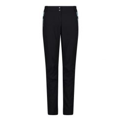 Spodnie damskie turystyczne CMP 35T6386. Niebieskie spodnie materiałowe damskie CMP, bez wzorów. Za 382.50 zł.