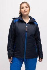 Damskie Techniczna kurtka HYPRAR nieprzemakalna dwukierunkowy suwak. Niebieskie kurtki sportowe damskie Ulla Popken, m, bez wzorów, z materiału, z kapturem. Za 849.99 zł.