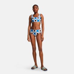 Orla Kiely Reversible damskie bikini odwracalne. Niebieskie bikini Regatta, bez wzorów, z tkaniny. W wyprzedaży za 302.90 zł.
