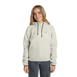 Bluza damska Colourwear Teddy Hood 2.0. Brązowe bluzy damskie Colourwear, na zimę, xs, bez wzorów, bez kaptura. Za 239.99 zł.