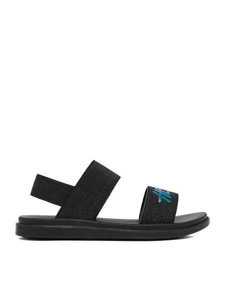 DeeZee Sandały CEO-CSS20370-00A Czarny. Czarne sandały dziewczęce DeeZee, z materiału, bez obcasa, bez zapięcia. Za 69.99 zł.