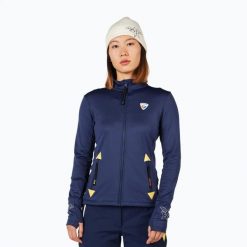 Bluza narciarska damska Rossignol JCC Climi. Niebieskie bluzy damskie Rossignol, l, bez wzorów, z elastanu, bez kaptura. Za 1,192.95 zł.
