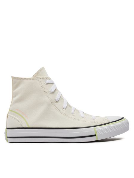 Converse Trampki Chuck Taylor All Star Color Pop Hi A07592C Beżowy. Brązowe trampki damskie Converse, bez wzorów, z materiału, bez zapięcia. Za 229.99 zł.