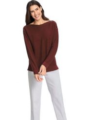 WITT WEIDEN Sweter w kolorze czerwonym rozmiar: 38. Czerwone swetry klasyczne damskie WITT WEIDEN, ze splotem, bez kołnierzyka. Za 65.95 zł.