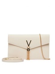 Valentino Torebka Luxe VBS9XJ17 Écru. Białe torebki wieczorowe damskie Valentino, bez wzorów, ze skóry, bez dodatków. Za 439.99 zł.
