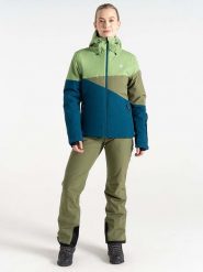 Dare 2b Kurtka narciarska "Ice III" w kolorze zielono-niebieskim rozmiar: 42. Niebieskie kurtki sportowe damskie Dare 2b, bez wzorów, bez kaptura. Za 245.96 zł.