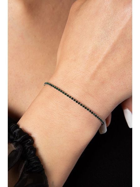Lodie Silver Bransoletka z cyrkoniami rozmiar: onesize. Szare bransoletki damskie Lodie Silver, metalowe. Za 48.05 zł.