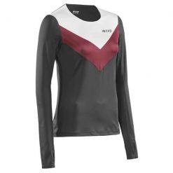 Koszulka sportowa z długim rękawem CEP Chevron damska. Białe koszulki sportowe damskie CEP, l, bez wzorów, bez ramiączek, na fitness i siłownię. Za 219.00 zł.