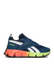 Reebok Sneakersy CEO-ZIG VECTOR AR30500TDYO Granatowy. Niebieskie buty sportowe chłopięce Reebok, z materiału, bez zapięcia. Za 159.99 zł.