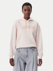 Calvin Klein Jeans Bluza Varsity J20J225579 Różowy Regular Fit. Czerwone bluzy damskie Calvin Klein Jeans, xs, bez wzorów, z bawełny, bez kaptura. Za 239.99 zł.