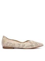 Caprice Baleriny 9-22110-42 Beżowy. Brązowe balerinki damskie Caprice, bez wzorów, ze skóry. Za 273.99 zł.