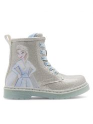 Frozen Kozaki CM-AW22-054DFR Srebrny. Szare kozaki dziewczęce Frozen, bez wzorów, z tworzywa sztucznego, bez obcasa, bez zapięcia. Za 119.99 zł.