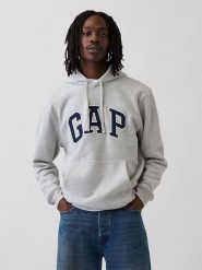 GAP Bluza w kolorze srebrnym rozmiar: XL. Szare bluzy damskie GAP, xl, bez wzorów, z kapturem. Za 93.07 zł.