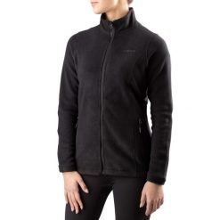 Bluza polarowa techniczna damska Viking Dakota. Czarne bluzy damskie Viking, s, bez wzorów, z polaru, bez kaptura. Za 299.90 zł.
