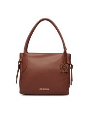 LOVE MOSCHINO Torebka JC4056PP1PLL0200 Brązowy. Brązowe torebki klasyczne damskie Love Moschino, ze skóry, bez dodatków. Za 1,059.00 zł.