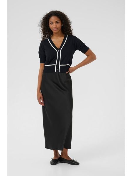 Kaffe Kardigan w kolorze czarnym rozmiar: XL. Czarne kardigany damskie Kaffe, xl, bez wzorów. Za 109.00 zł.