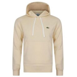 Bluza unisex Lacoste SH1701. Białe bluzy damskie Lacoste, xl, bez wzorów, z bawełny, z kapturem. Za 427.00 zł.