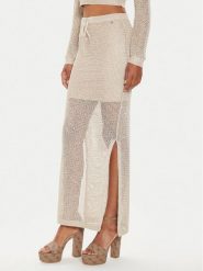 Guess Spódnica maxi Morgen W4YD1L Z37G0 Szary Regular Fit. Szare spódnice damskie Guess, l, z aplikacjami, z syntetyku, maxi. Za 299.99 zł.