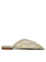 Patrizia Pepe Klapki 2Z0018/L109 Beżowy. Brązowe klapki damskie Patrizia Pepe, bez wzorów, ze skóry, bez obcasa, bez zapięcia. Za 919.99 zł.