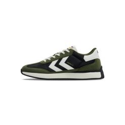 Sneakersy Hummel Stadion 23. Zielone obuwie sportowe damskie Hummel, bez zapięcia. Za 340.00 zł.