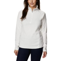 Bluza sportowa damska Columbia Glacial IV Half Zip Fleece. Białe bluzy damskie Columbia, xl, bez wzorów, z polaru, bez kaptura. Za 99.99 zł.