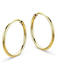 Revoni Złote kolczyki-kreole rozmiar: onesize. Żółte kolczyki damskie Revoni, złote. Za 817.99 zł.