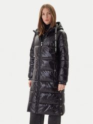 Morgan Płaszcz zimowy 252-GMODE Czarny Regular Fit. Czarne płaszcze damskie Morgan, na zimę, bez wzorów, z syntetyku, bez kaptura. Za 769.99 zł.