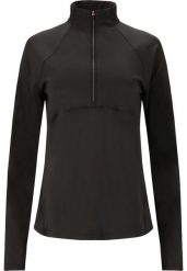 Bluza midlayer damska Endurance Lucile. Czarne bluzy damskie Endurance, bez wzorów, z elastanu, bez kaptura. Za 179.99 zł.