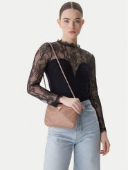 Guess Torebka J5BZ15 WG830 Różowy. Czerwone torebki wieczorowe damskie Guess, z aplikacjami, z syntetyku, bez dodatków. Za 229.99 zł.