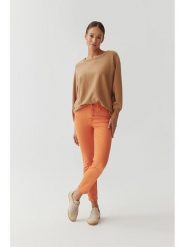 TATUUM Dżinsy - Slim fit - w kolorze pomarańczowym rozmiar: 38. Pomarańczowe jeansy damskie TATUUM. Za 180.06 zł.