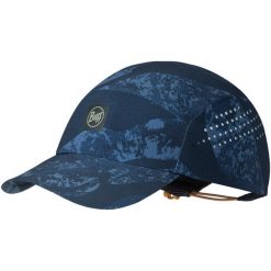 Czapka z daszkiem BUFF PACK SPEED CAP EUKAR NAVY. Niebieskie czapki z daszkiem damskie Buff, na lato, bez wzorów, z materiału. Za 153.99 zł.